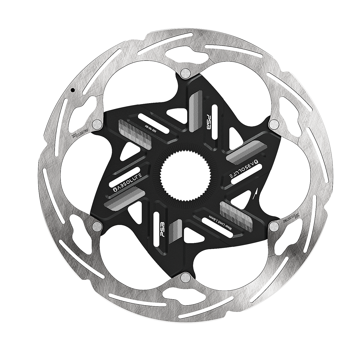 DISC ROTORS - AB-06 | TWO-PIECE | CENTER LOCK | 3D FLOATING